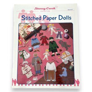 Stoney Creek Stitched Paper Dolls Counted Cross Stitch Booklet 1997
